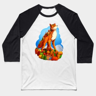 Autumn fox Baseball T-Shirt